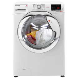 Hoover Dynamic Next with One Touch DXO C68C3 Freestanding Washing Machine, 8kg Load, A+++ Energy Rating, 1600rpm Spin White